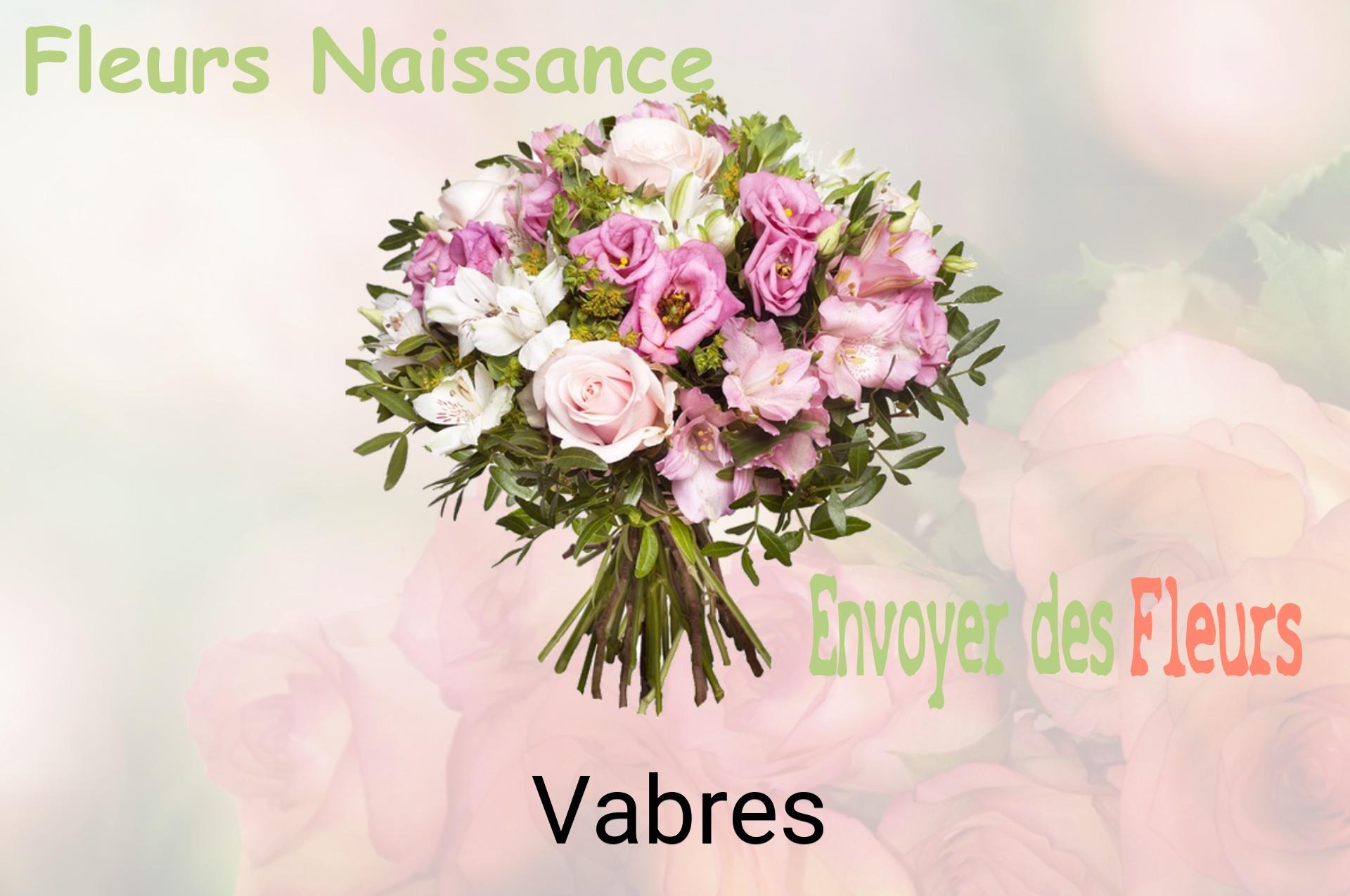 Bouquet de fleurs de naissance livré à Vabres